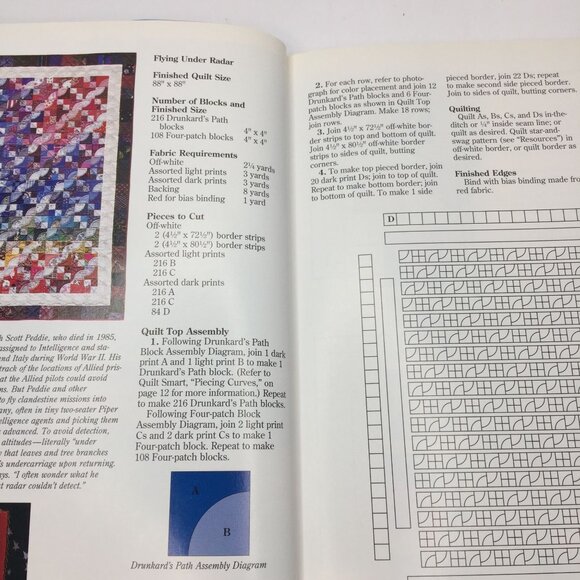 Great American Quilts 1995 Edited Carol L Newbill Patterns Instructions Hardback - Picture 6 of 12